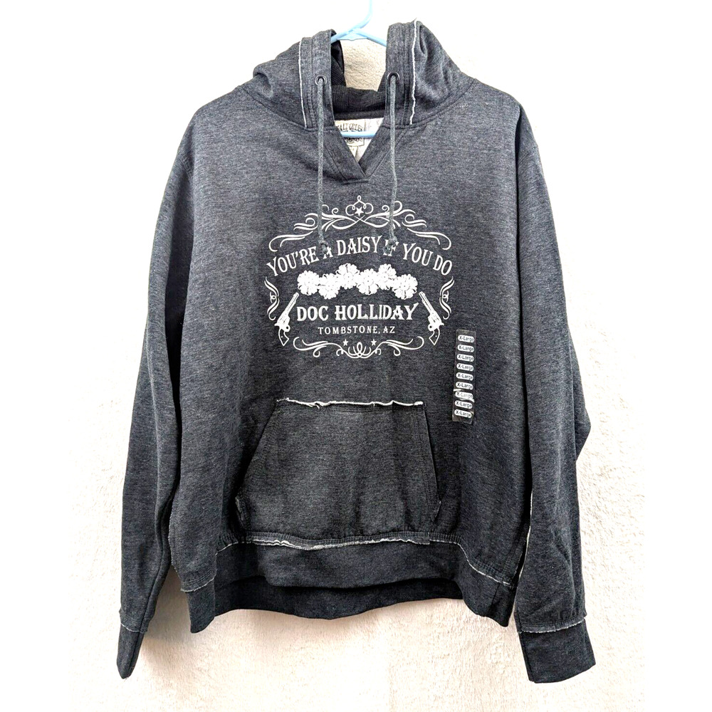 Salt Creek sz XL Hoodie Sweatshirt You're A Daisy If You Do Doc Holliday 1439
